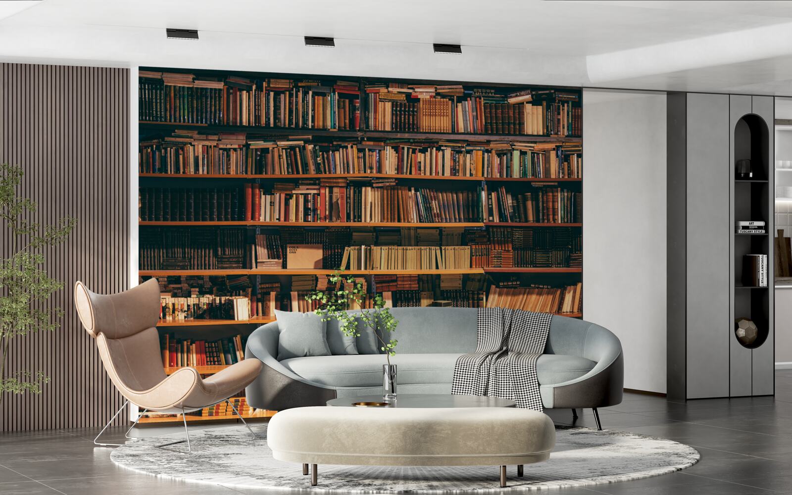 Papier peint ancienne maison du livre