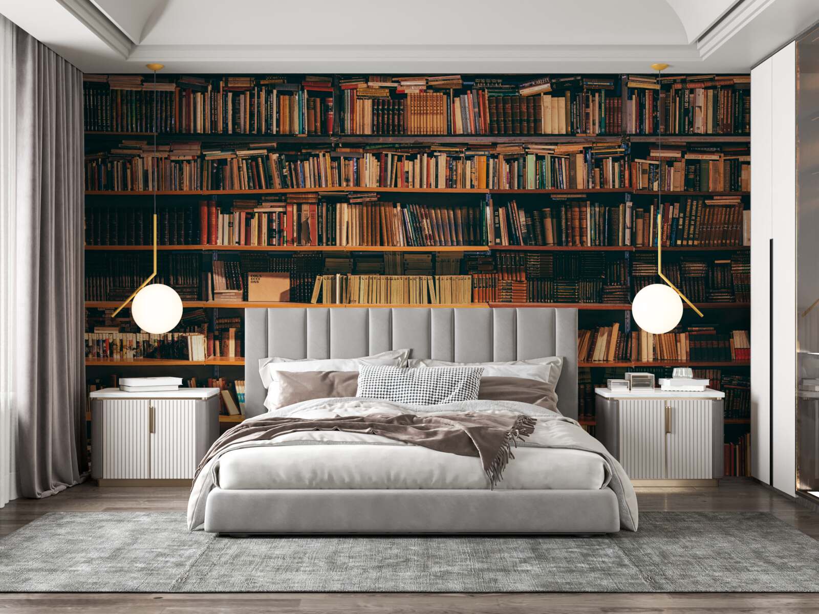 Papier peint ancienne maison du livre