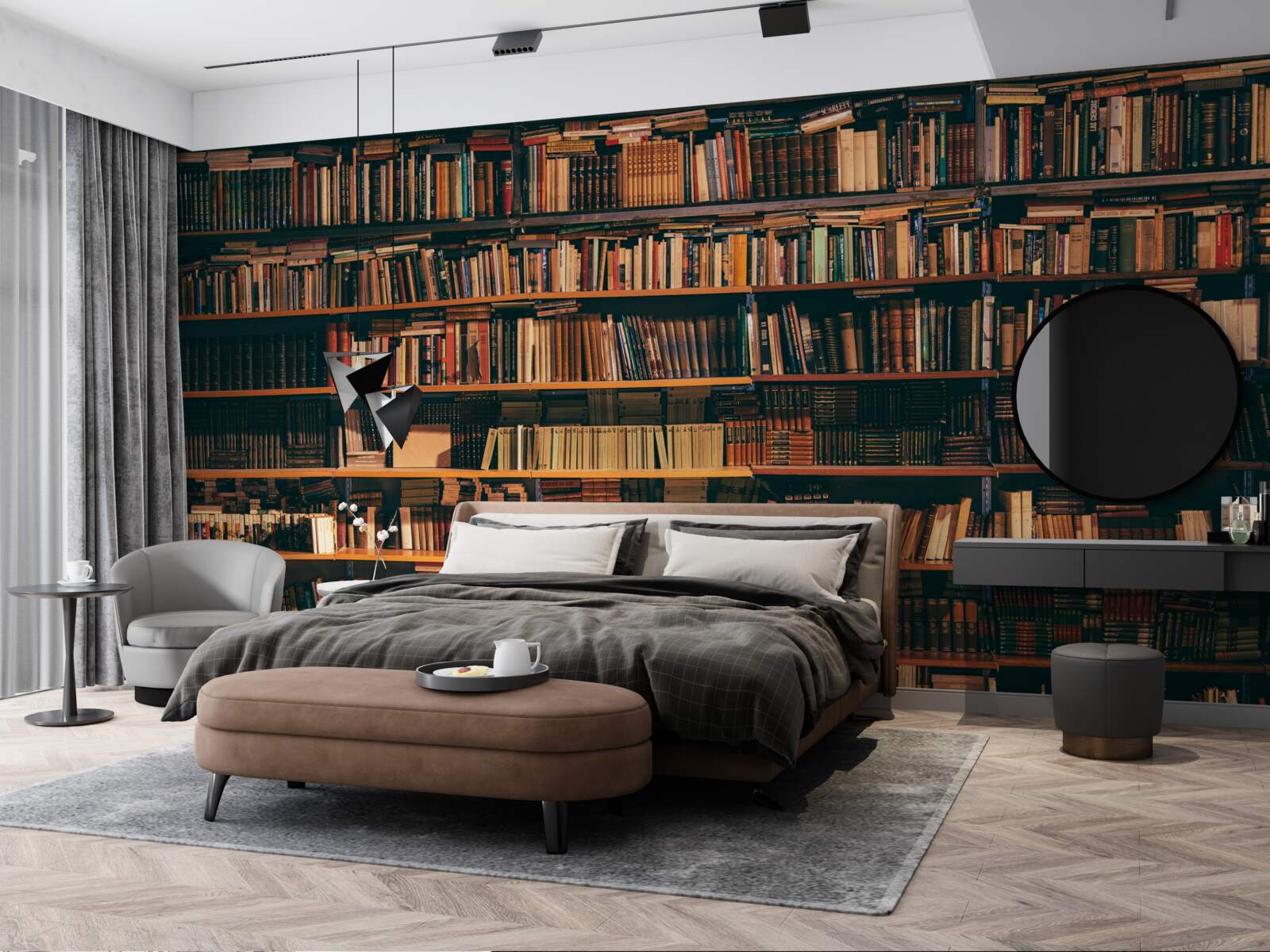 Papier peint ancienne maison du livre