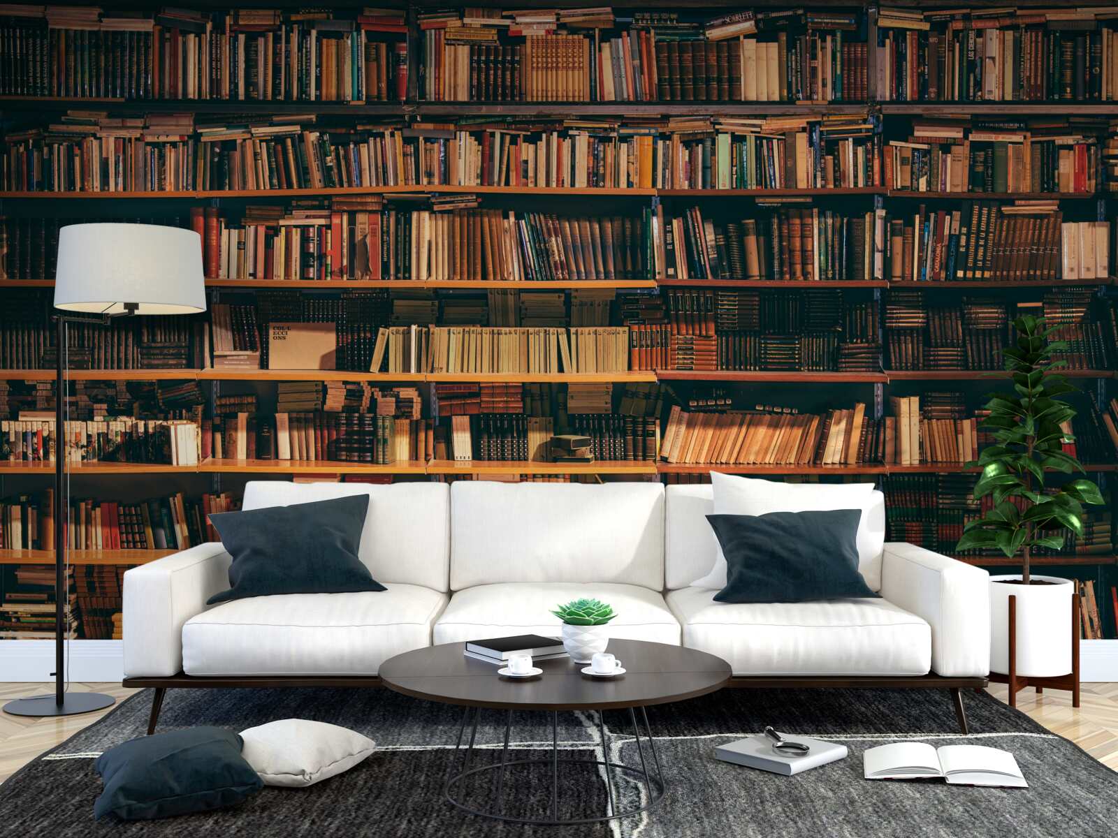 Papier peint ancienne maison du livre