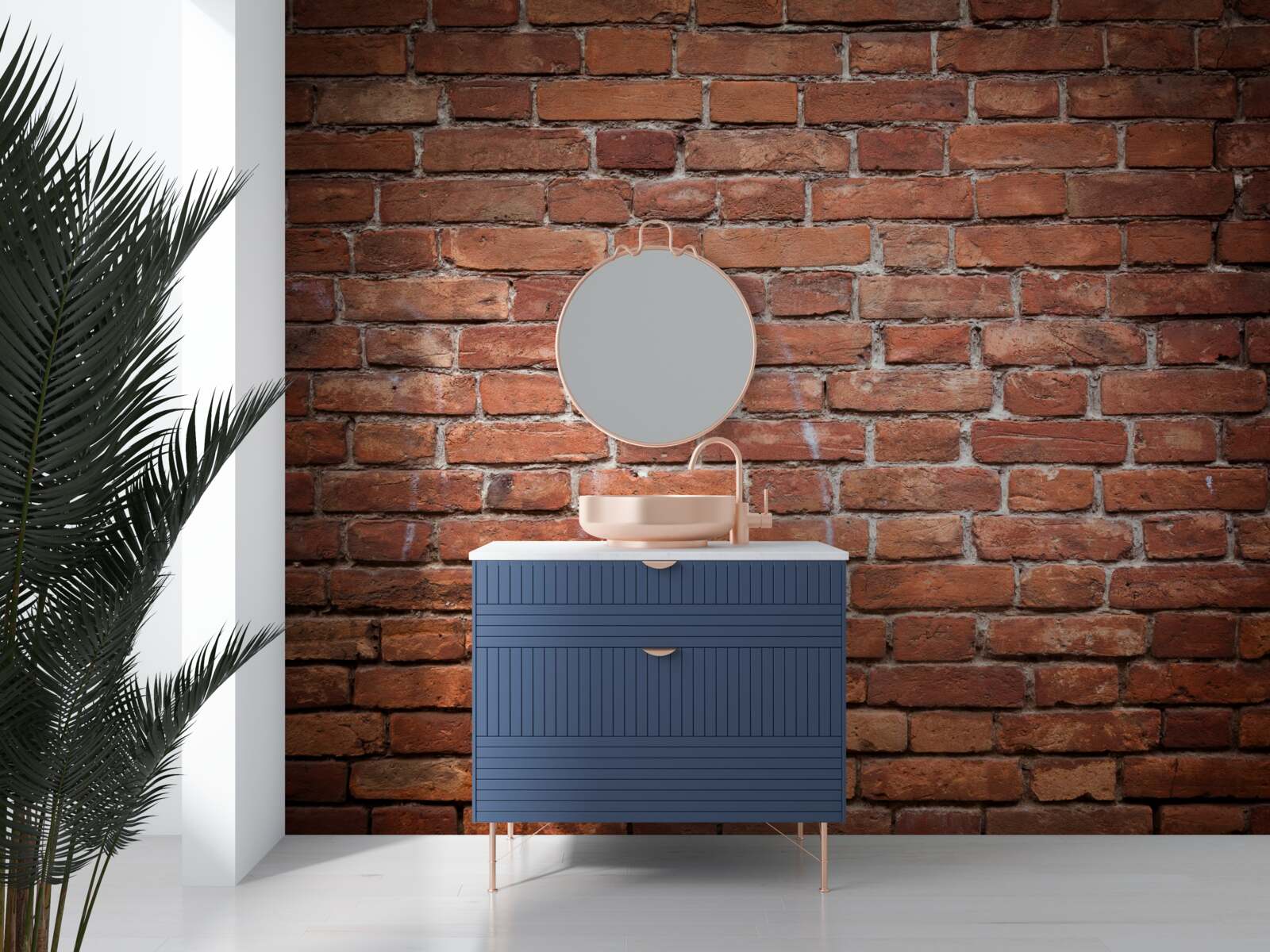 Papier peint partie carrée du mur