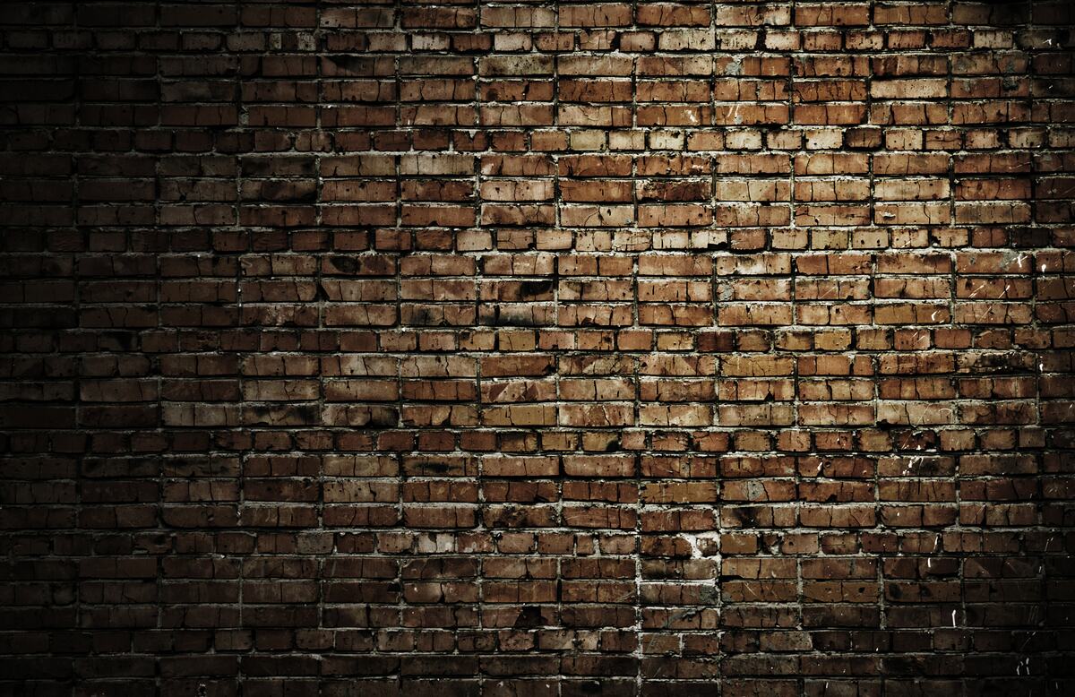 Papier peint mur de briques sombres