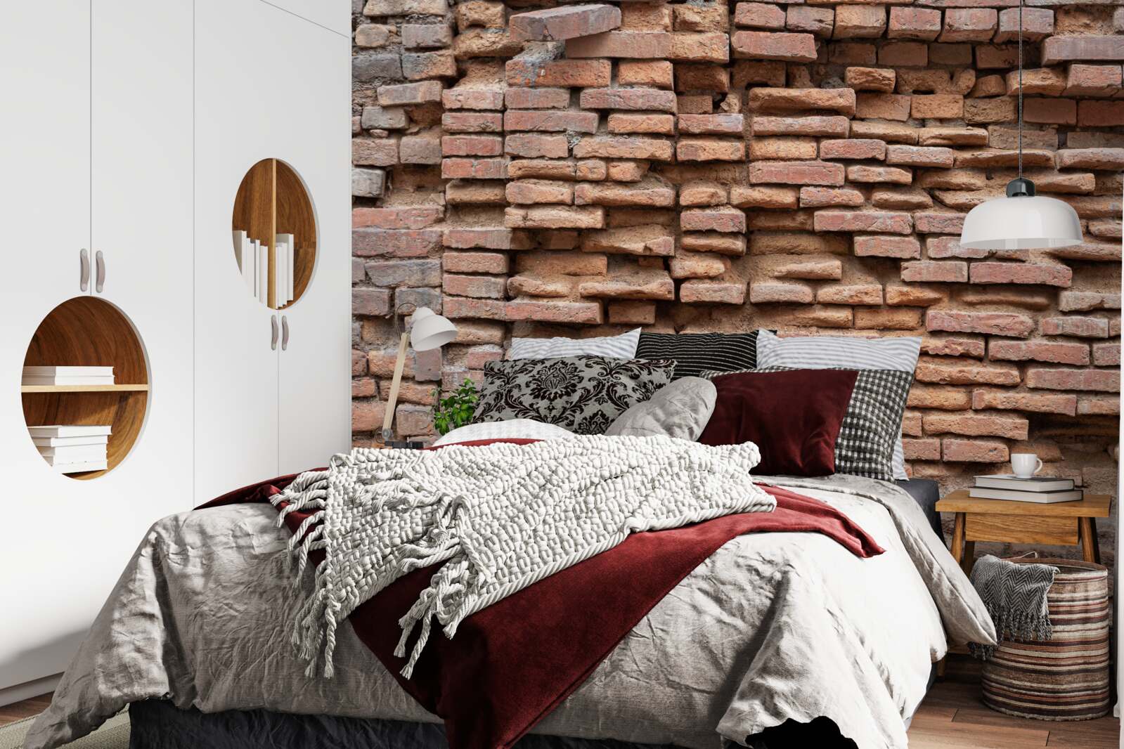 Papier peint un mur de pierre qui s'écroule