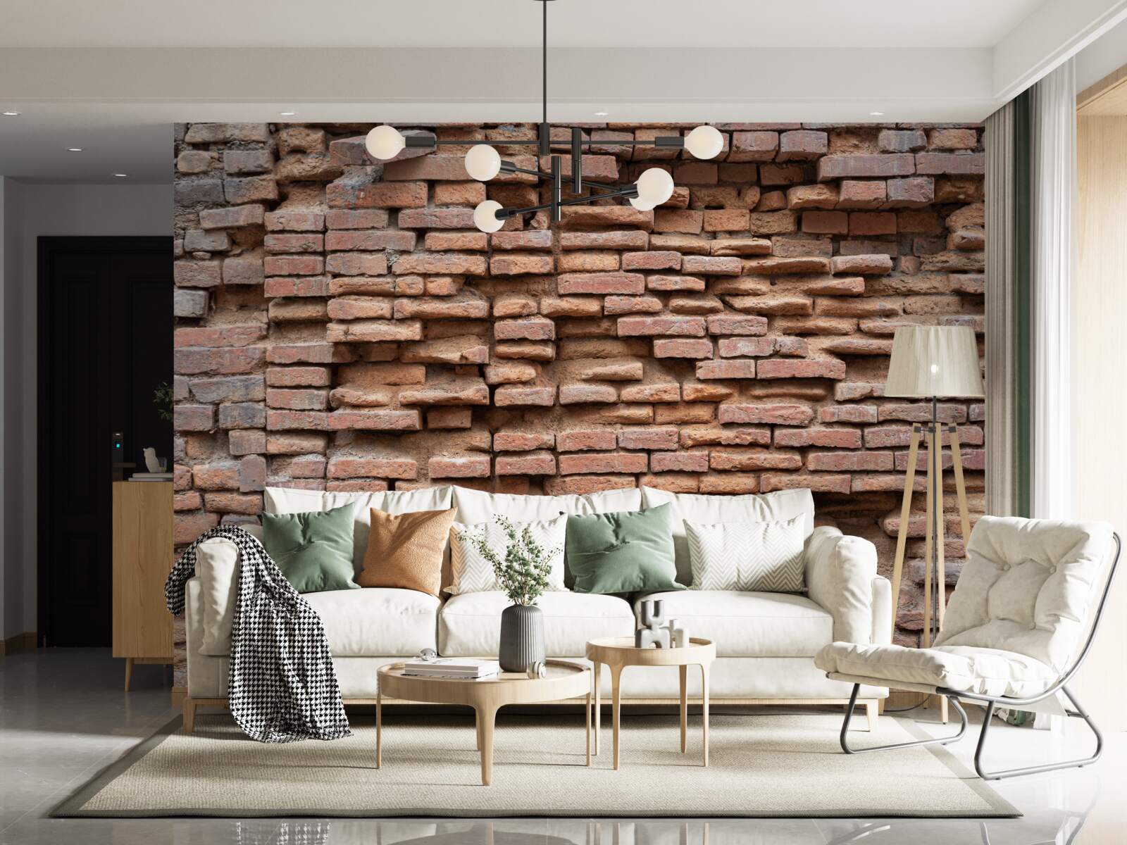 Papier peint un mur de pierre qui s'écroule