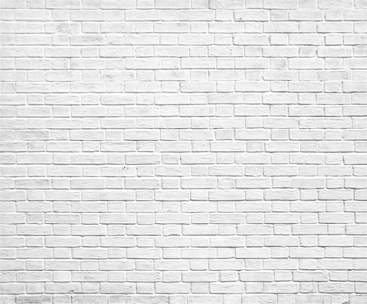 Papier peint bâtiment en briques blanches