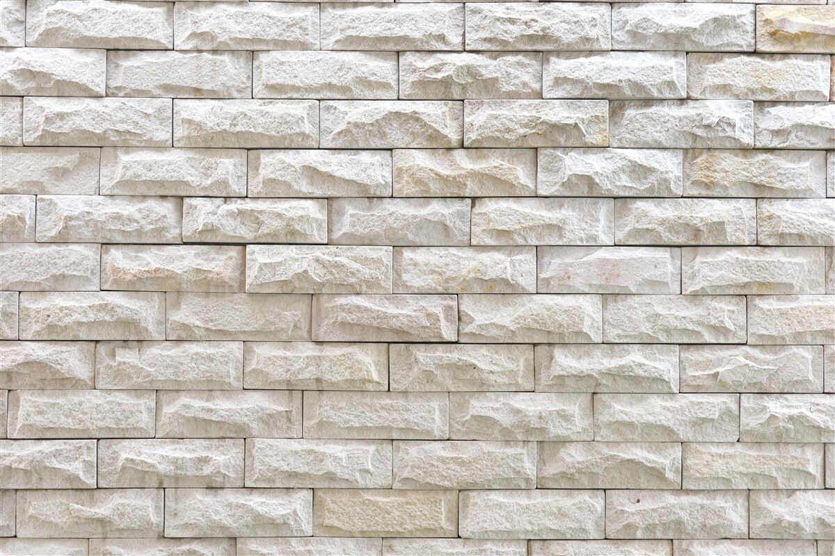 Papier peint mur en pierre claire