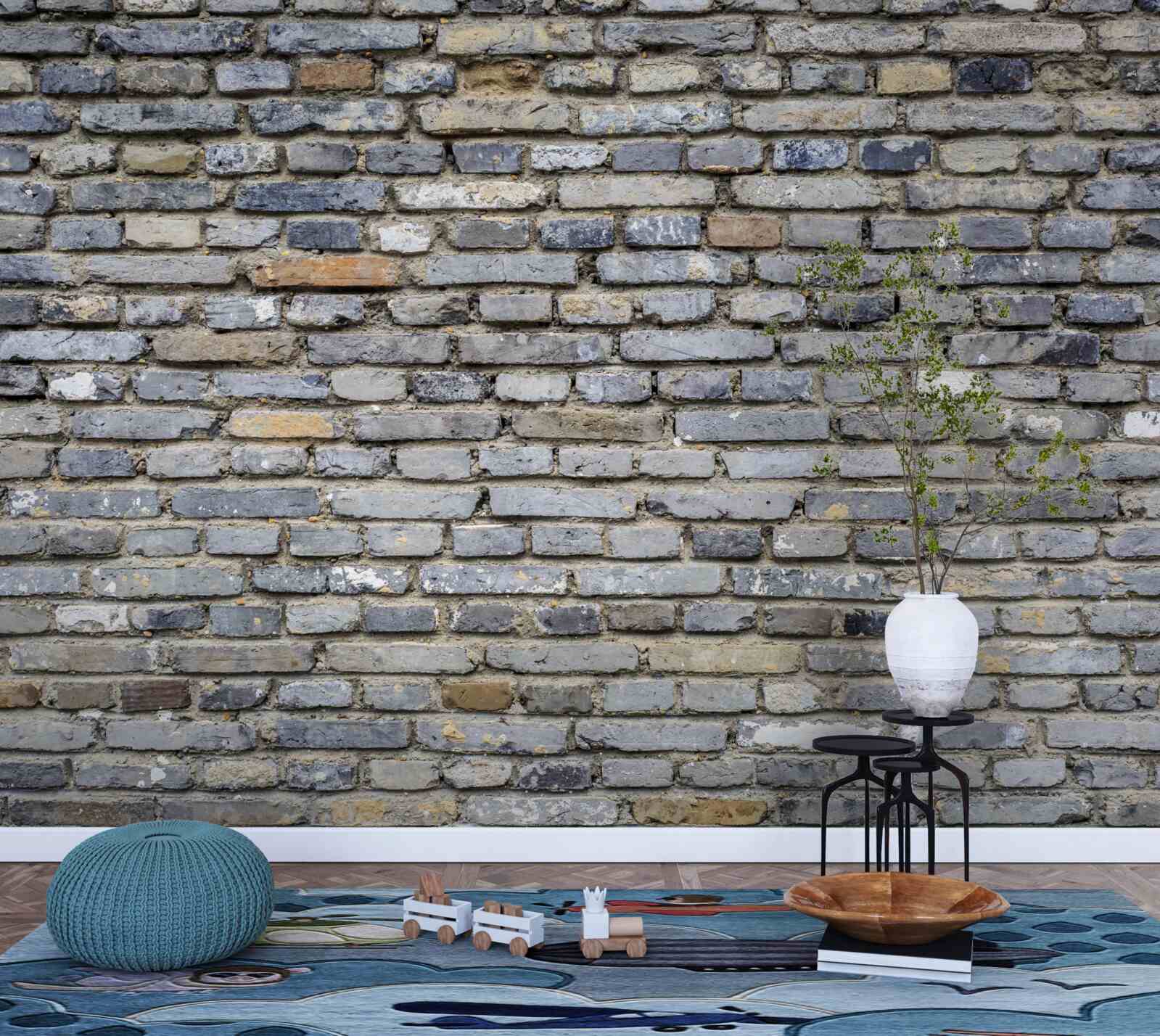 Papier peint mur de briques