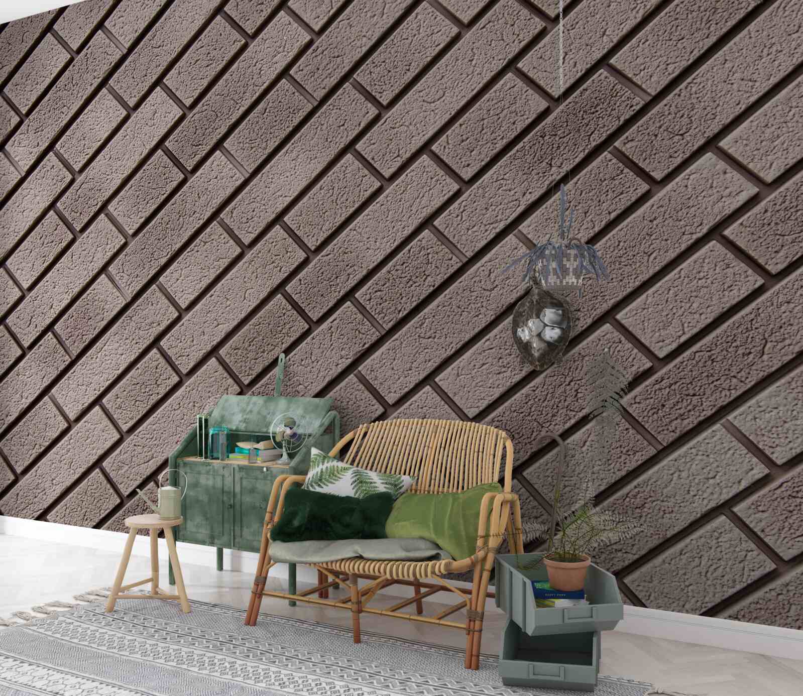 Papier peint dalles de pavage en parfait état