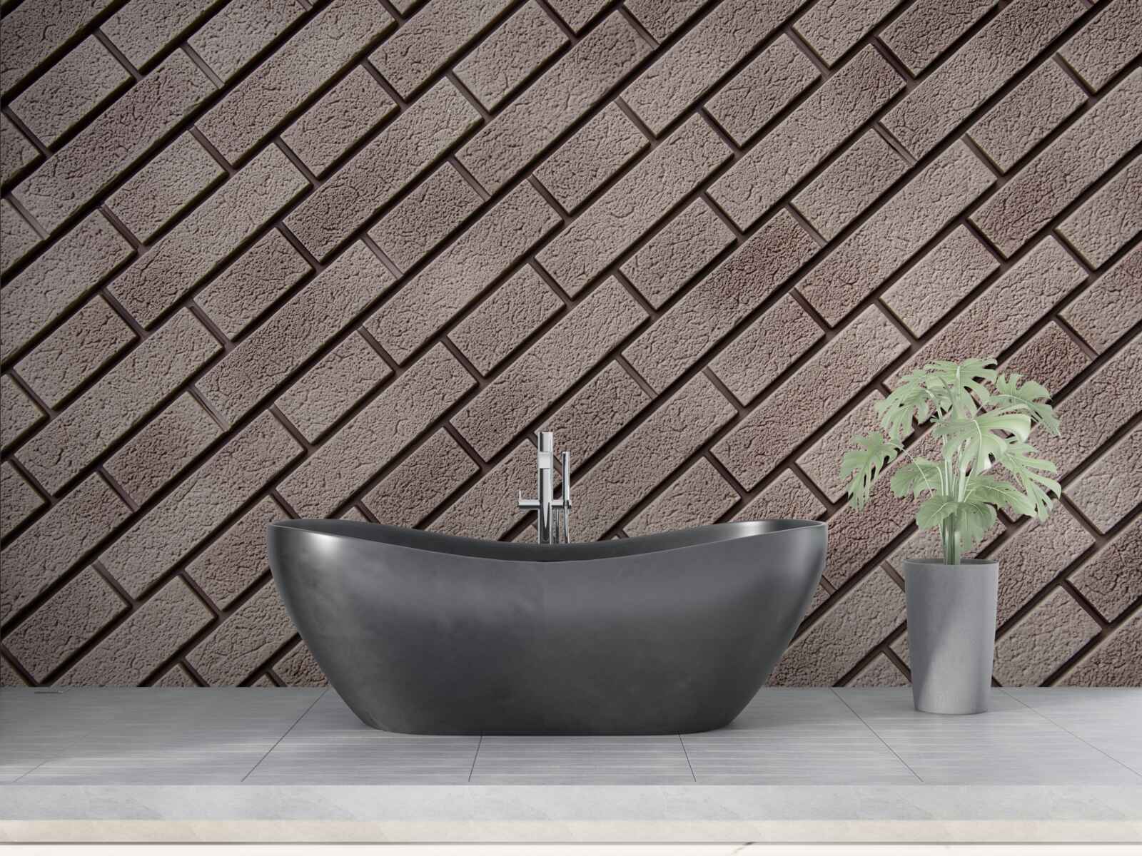 Papier peint dalles de pavage en parfait état