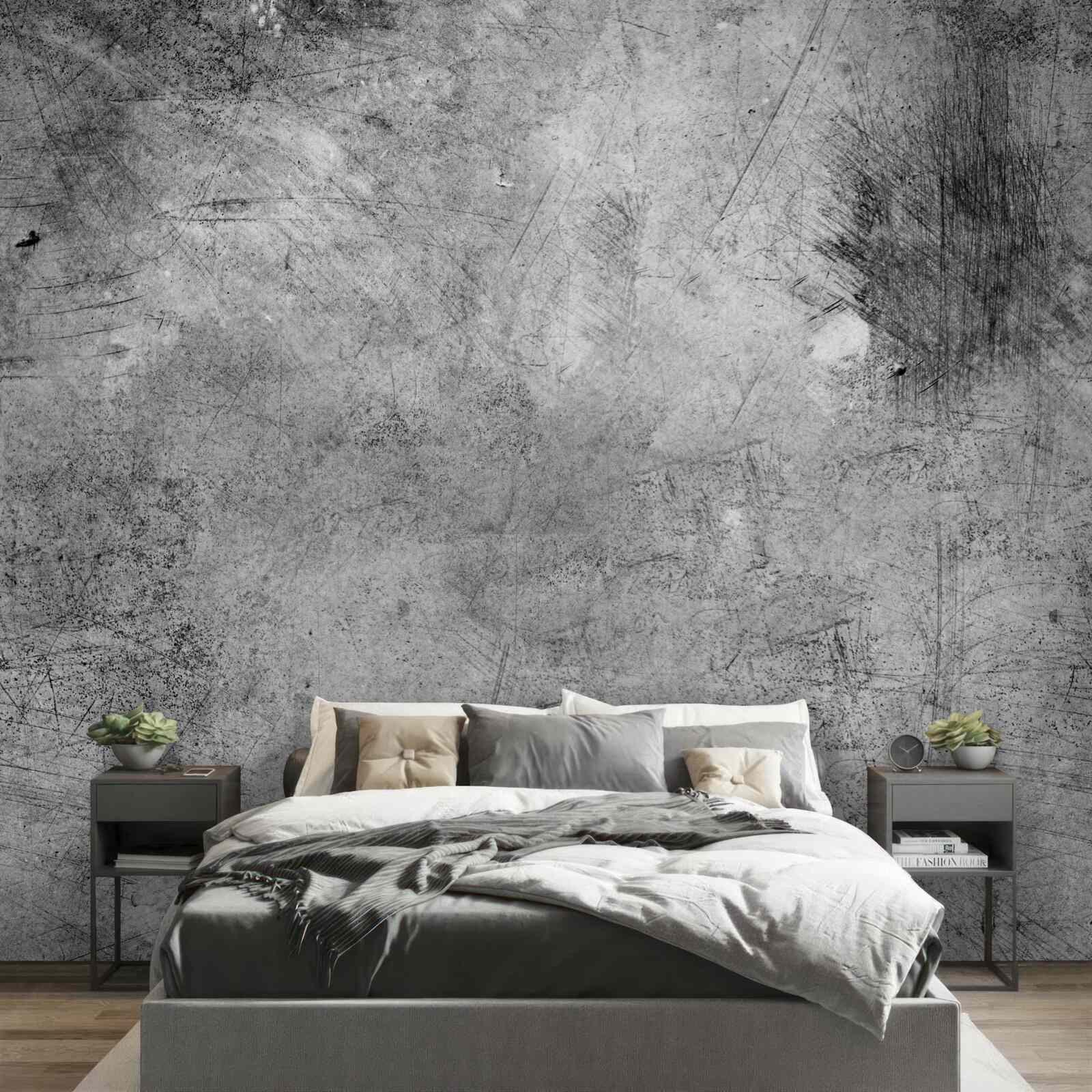 Papier peint mur gris avec rayures en gros plan