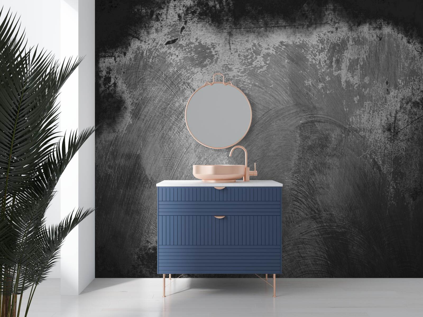 Papier peint mur intensément noir et terrifiant