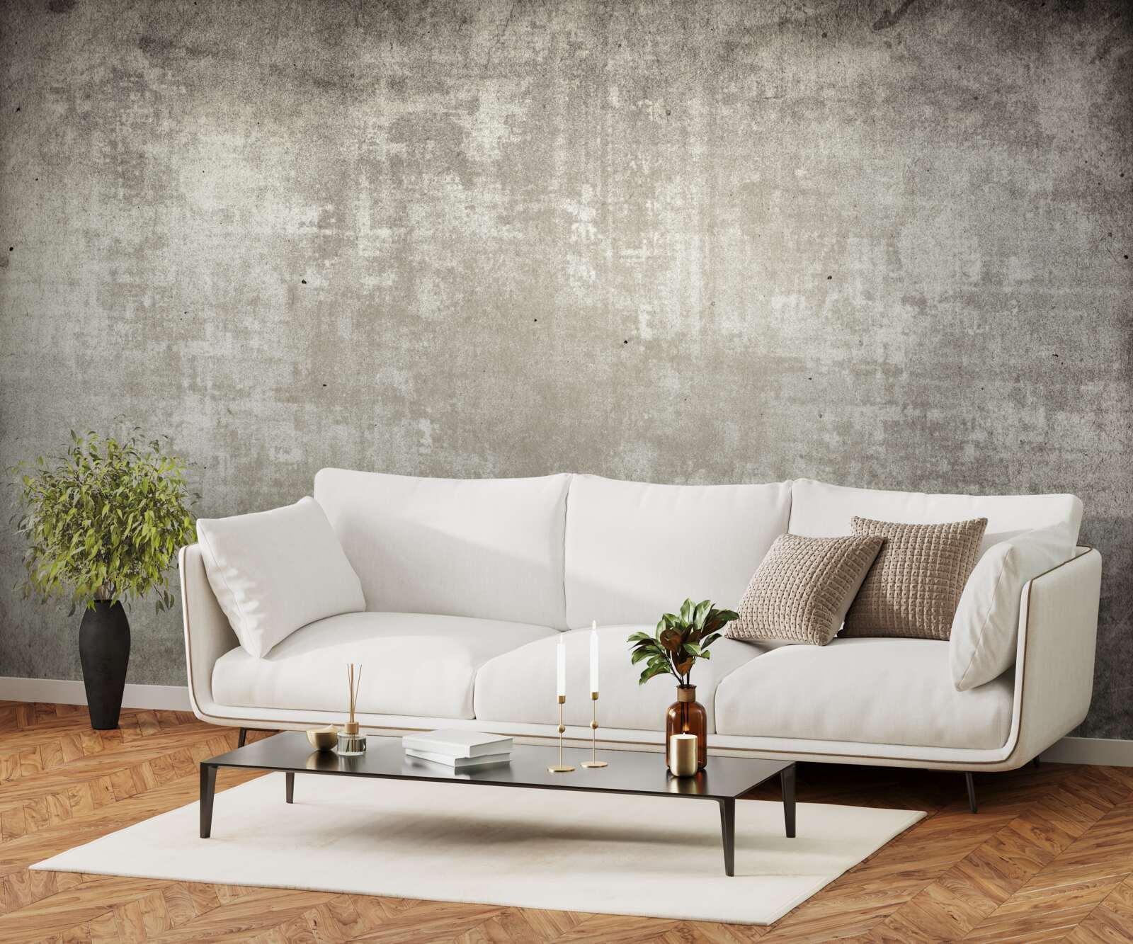 Papier peint fond de style antique, gris foncé