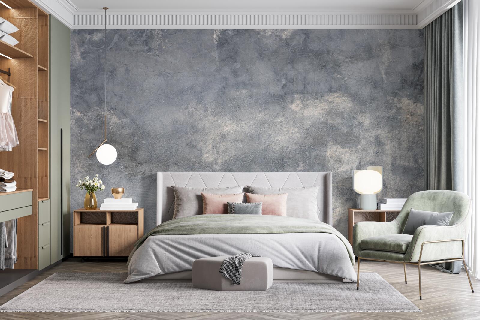 Papier peint mur en ciment formé