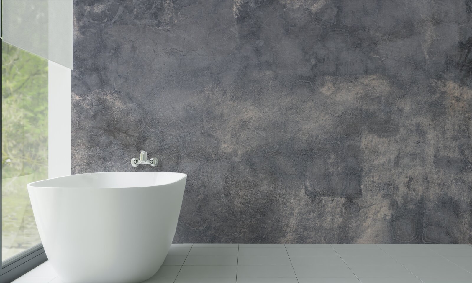 Papier peint mur en ciment formé