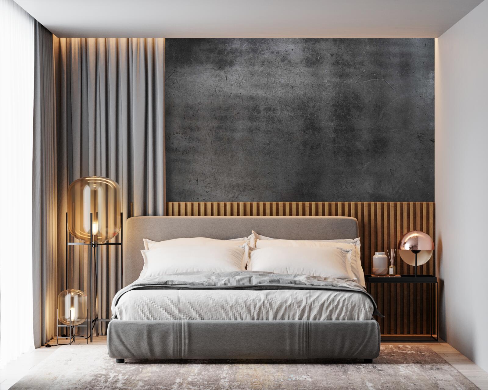 Papier peint grunge métallique dans des couleurs sombres