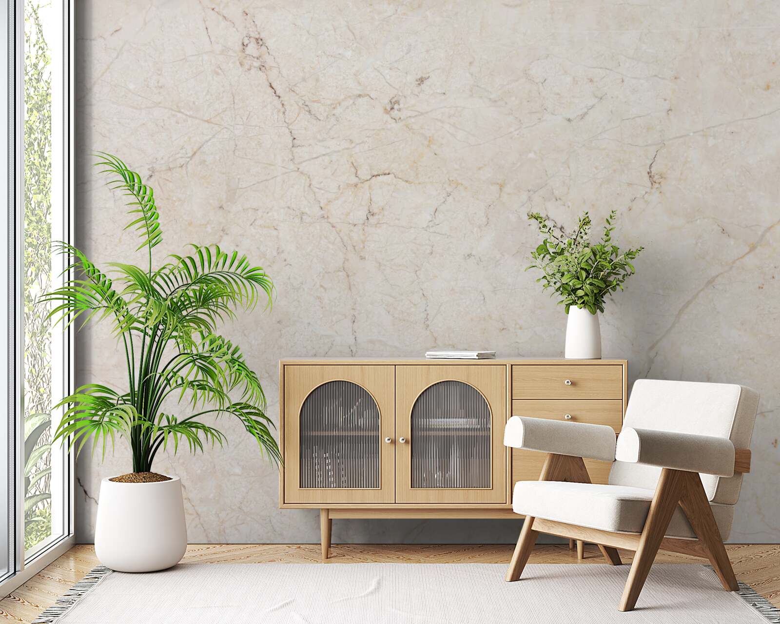 Papier peint fond de marbre beige