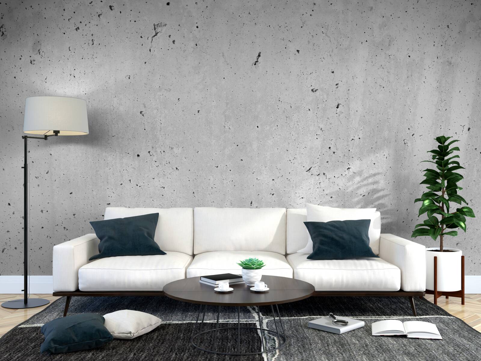 Papier peint texture du mur en béton