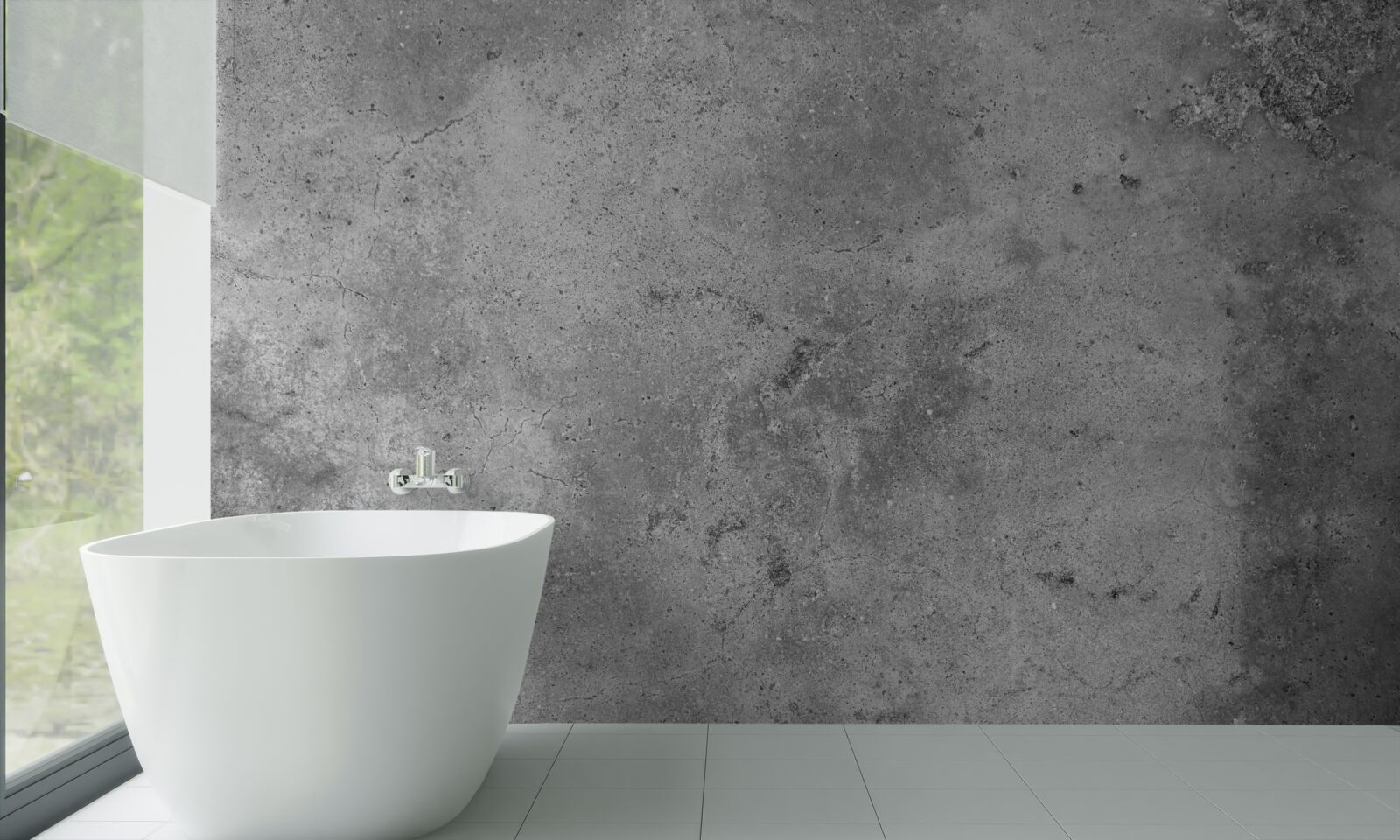 Papier peint structure en ciment gris