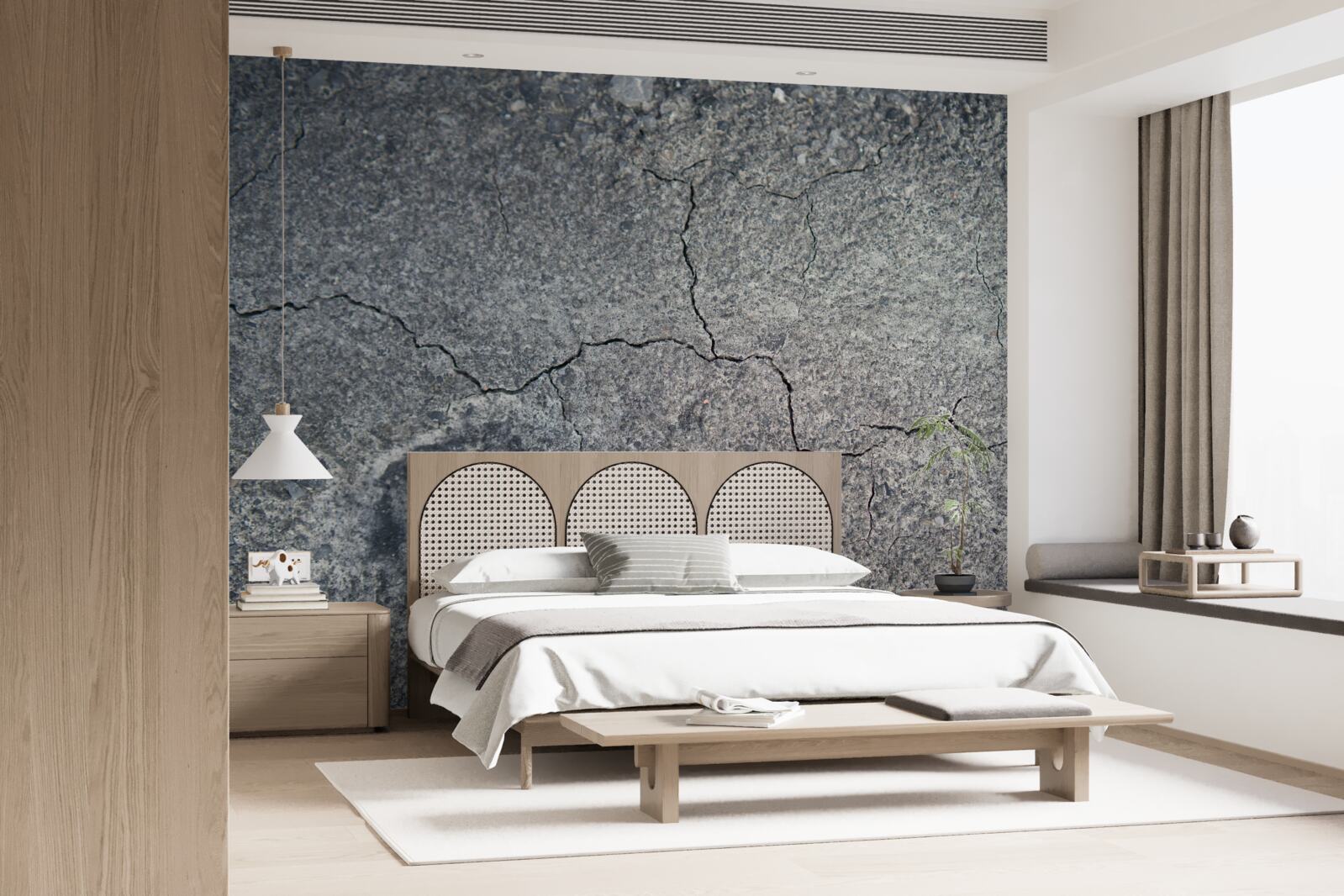 Papier peint l'état de sécheresse du sol