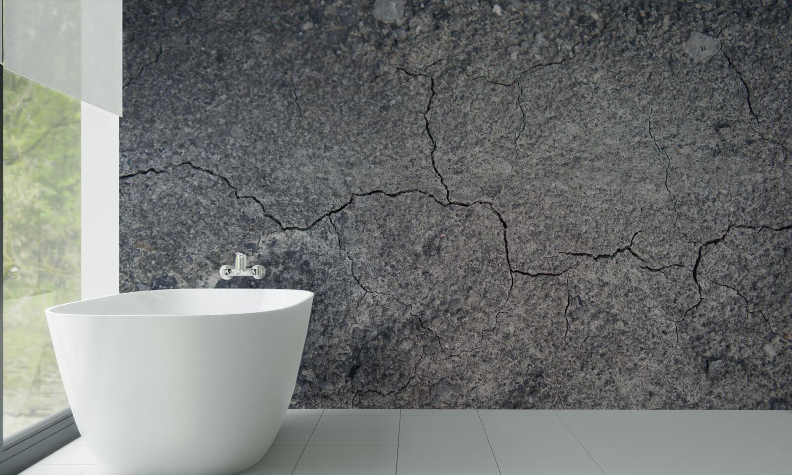 Papier peint l'état de sécheresse du sol