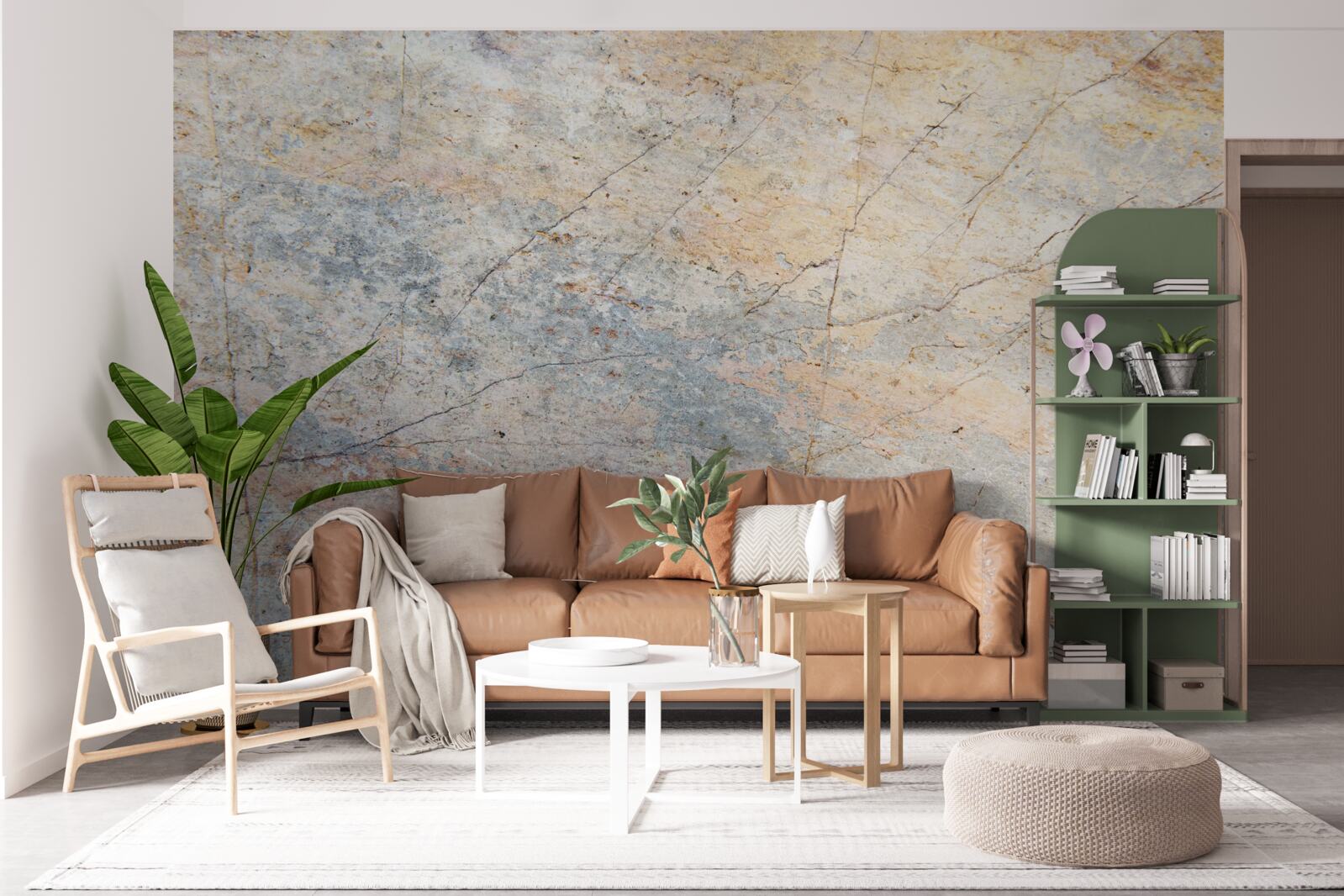 Papier peint placage de grès