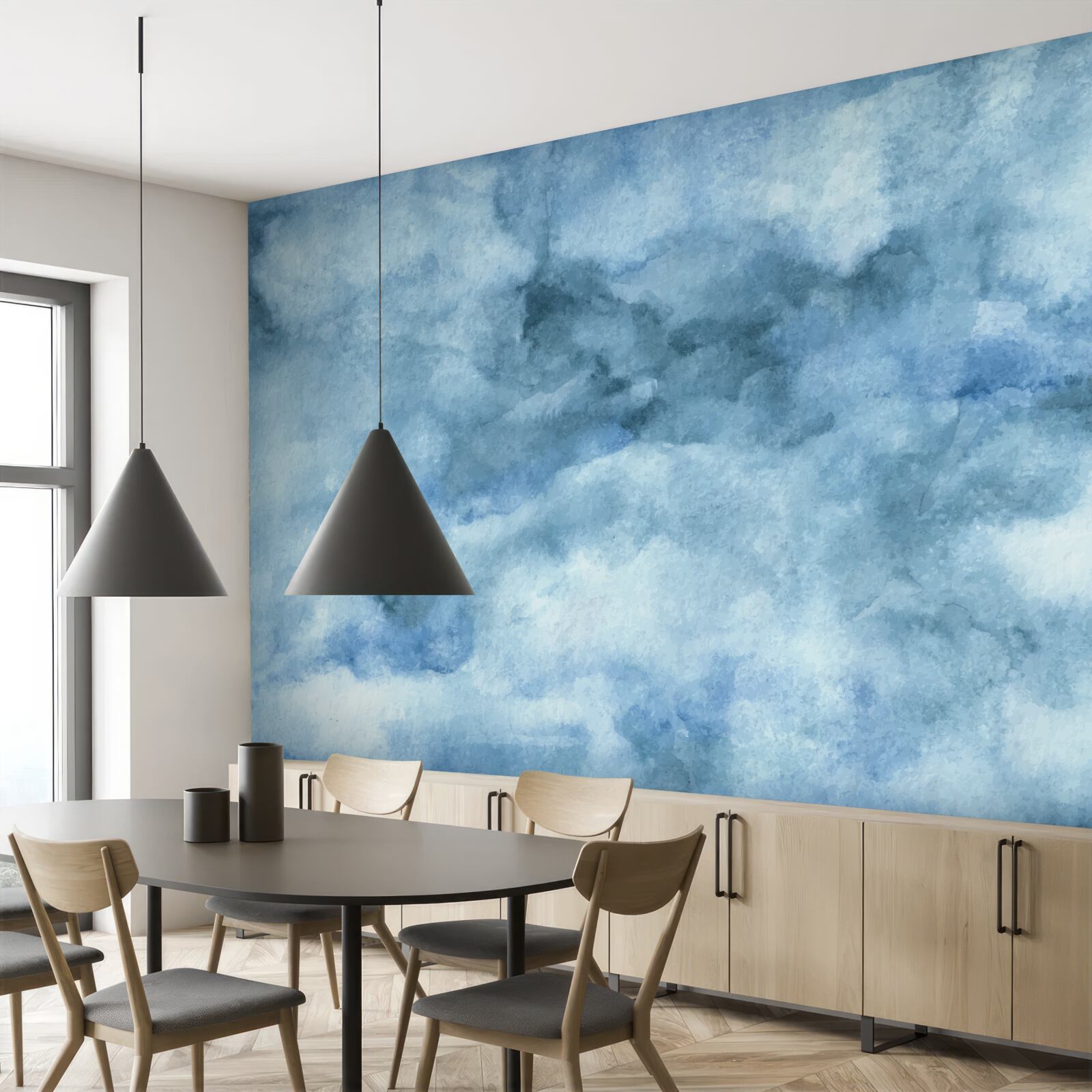 Papier peint faible nébuleuse de nuages