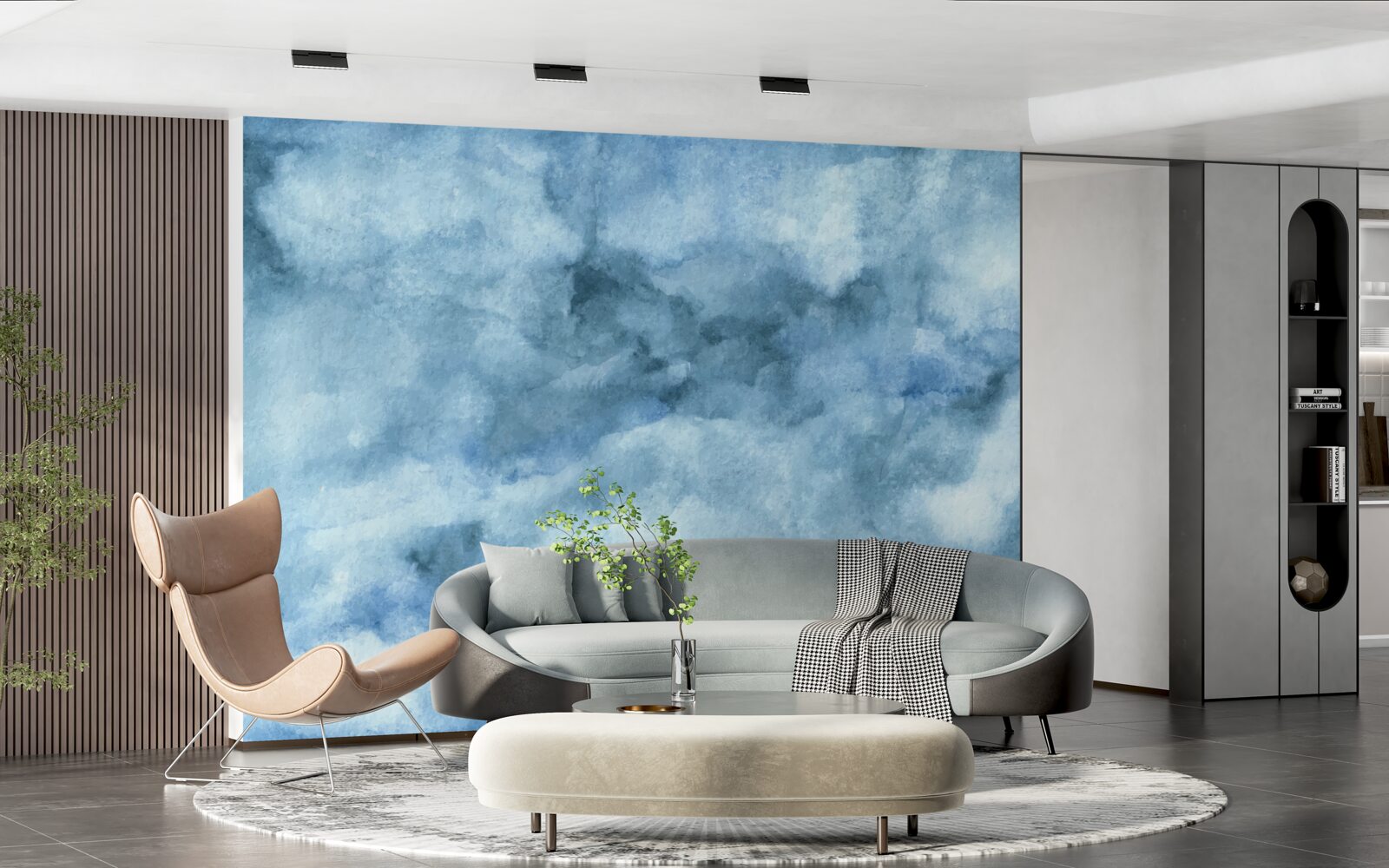 Papier peint faible nébuleuse de nuages