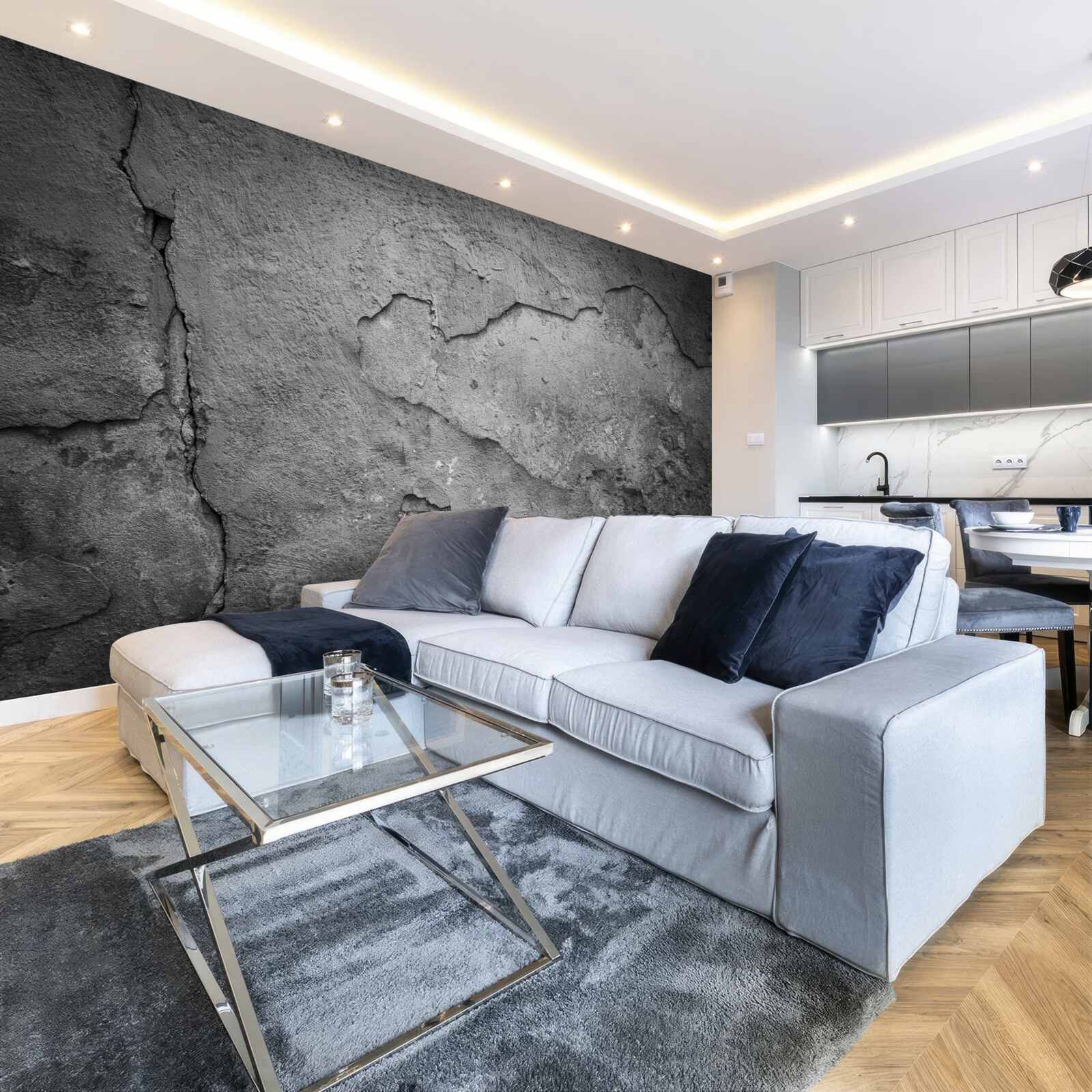 Papier peint ancienne barrière en ruine