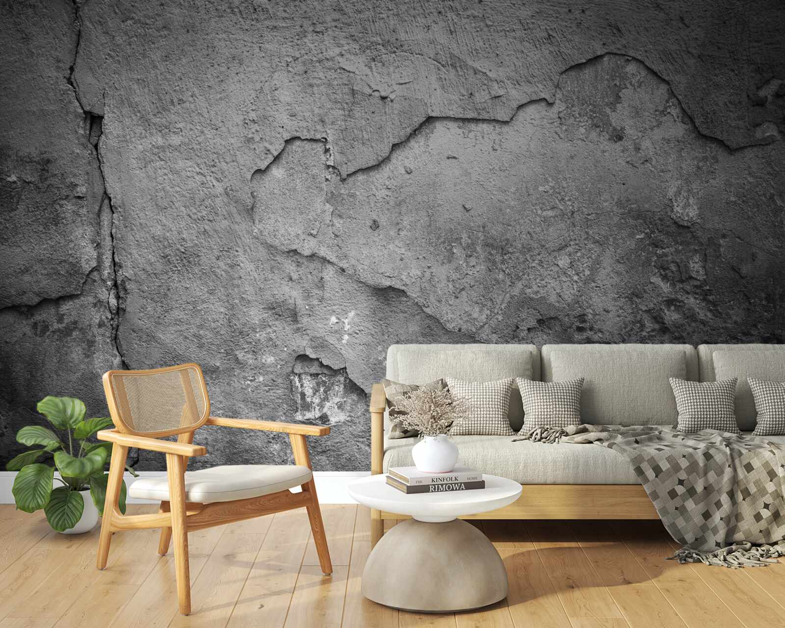 Papier peint ancienne barrière en ruine