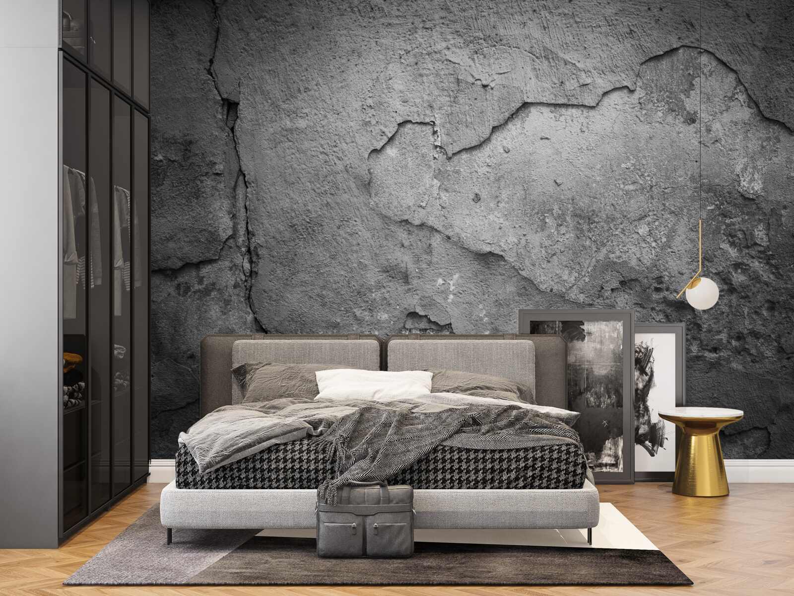 Papier peint ancienne barrière en ruine