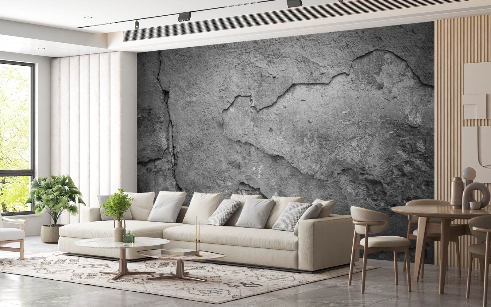 Papier peint ancienne barrière en ruine