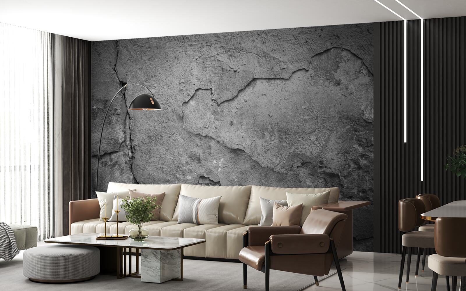 Papier peint ancienne barrière en ruine