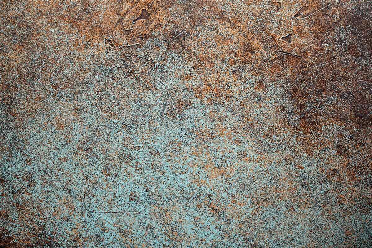 Papier peint revêtement en fer oxydé foncé