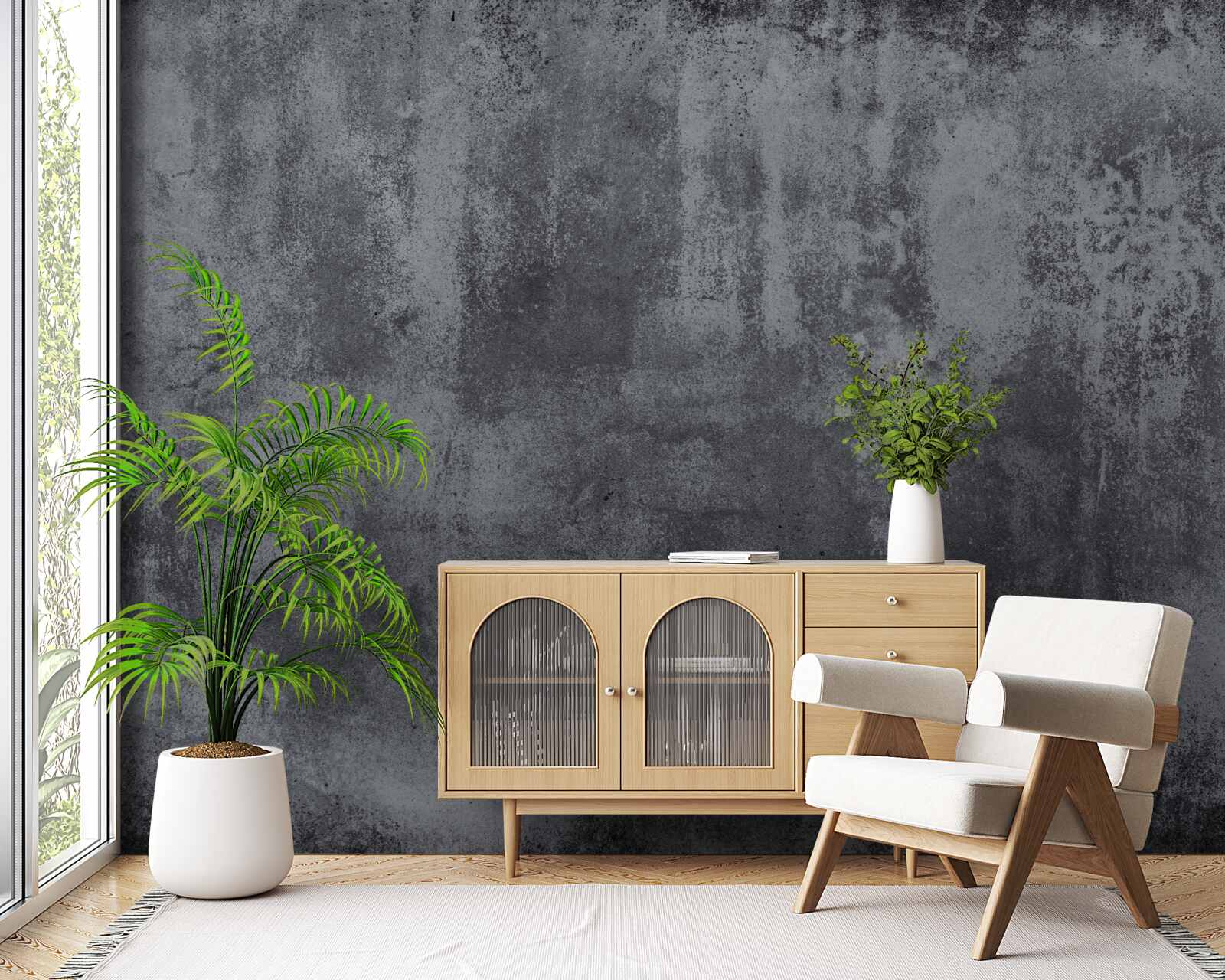 Papier peint la texture du mur est extrêmement sombre