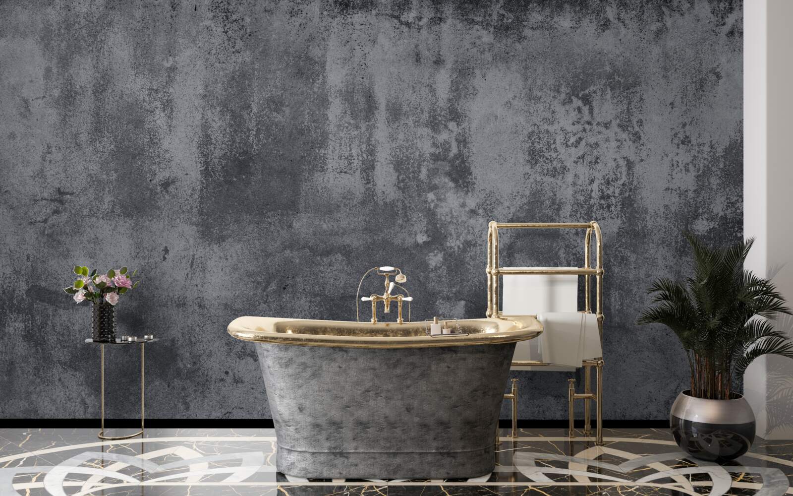 Papier peint la texture du mur est extrêmement sombre