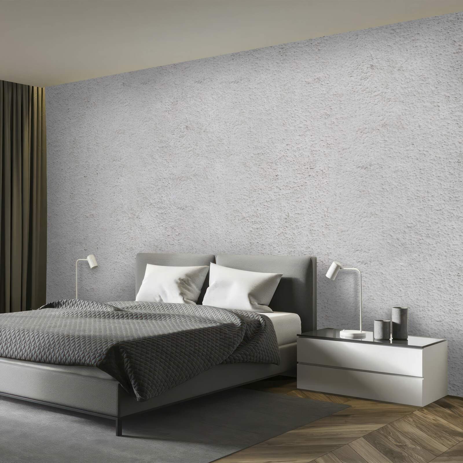 Papier peint ton gris clair