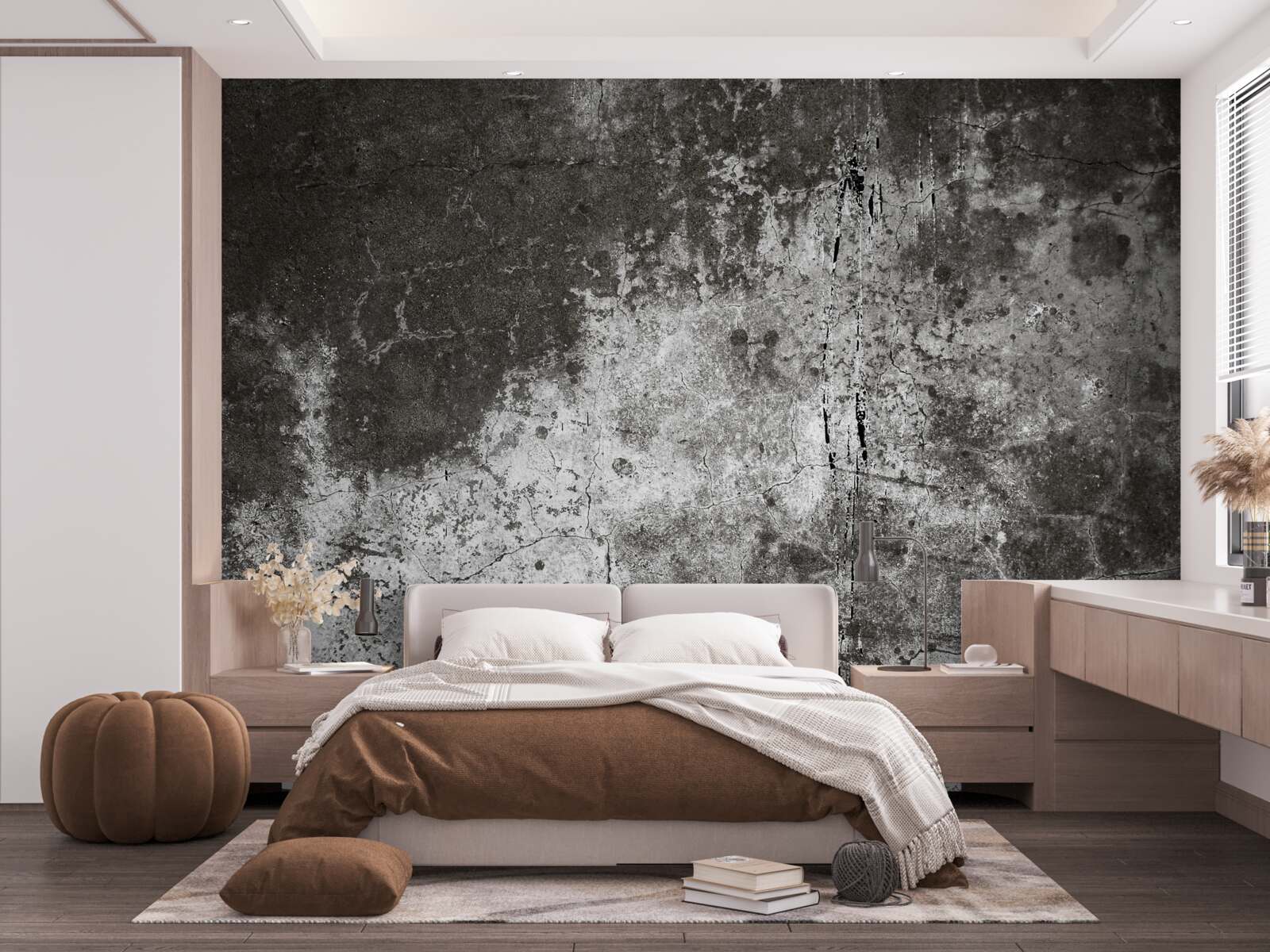 Papier peint fond de ciment en style grunge