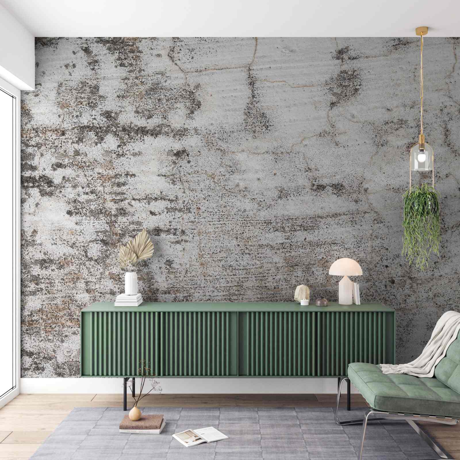 Papier peint Traces de peinture usée