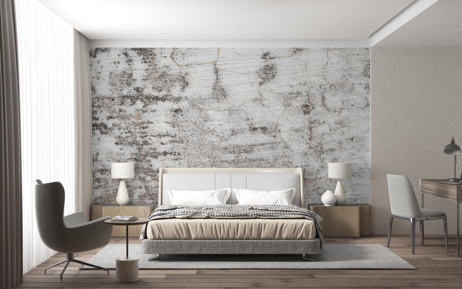 Papier peint Traces de peinture usée