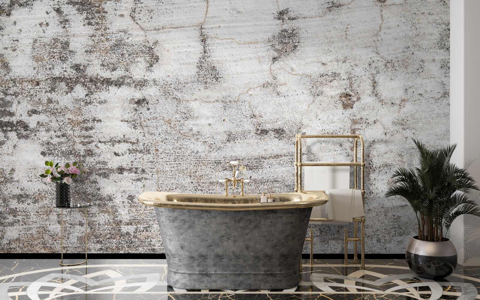 Papier peint Traces de peinture usée