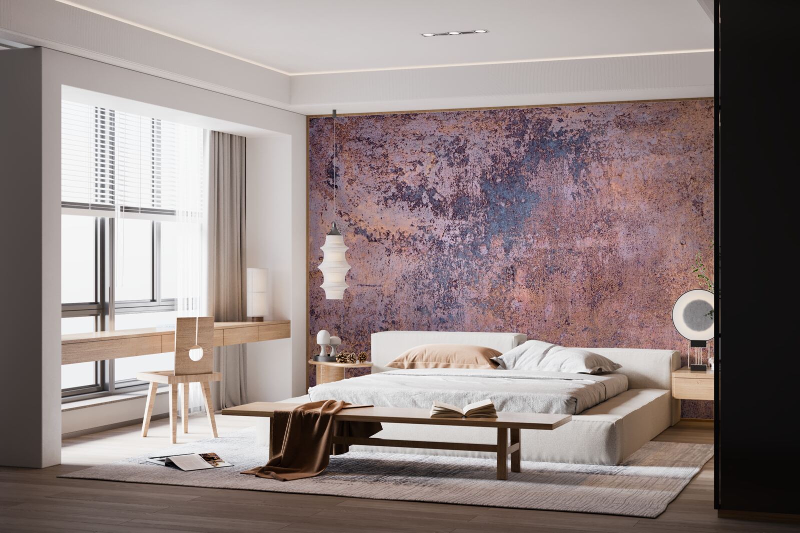 Papier peint vieille rouille sur le métal