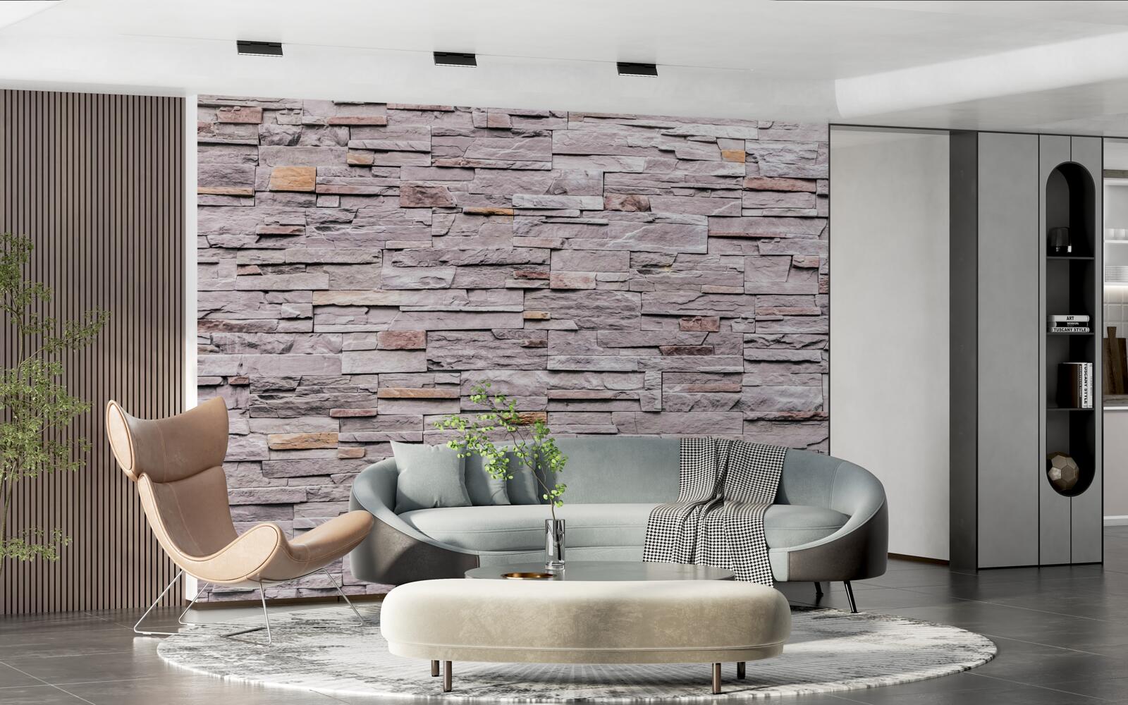 Papier peint structure en pierre