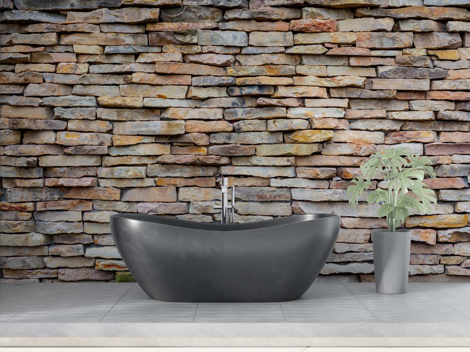 Papier peint structure des murs en pierre