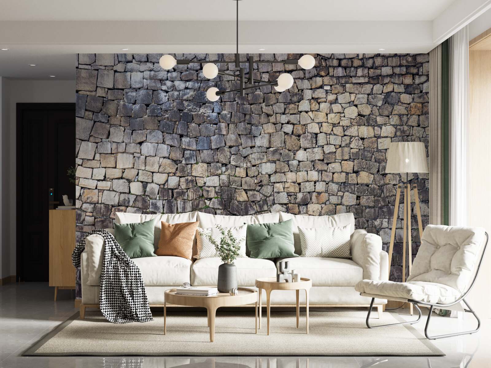 Papier peint Mur médiéval en vieilles pierres