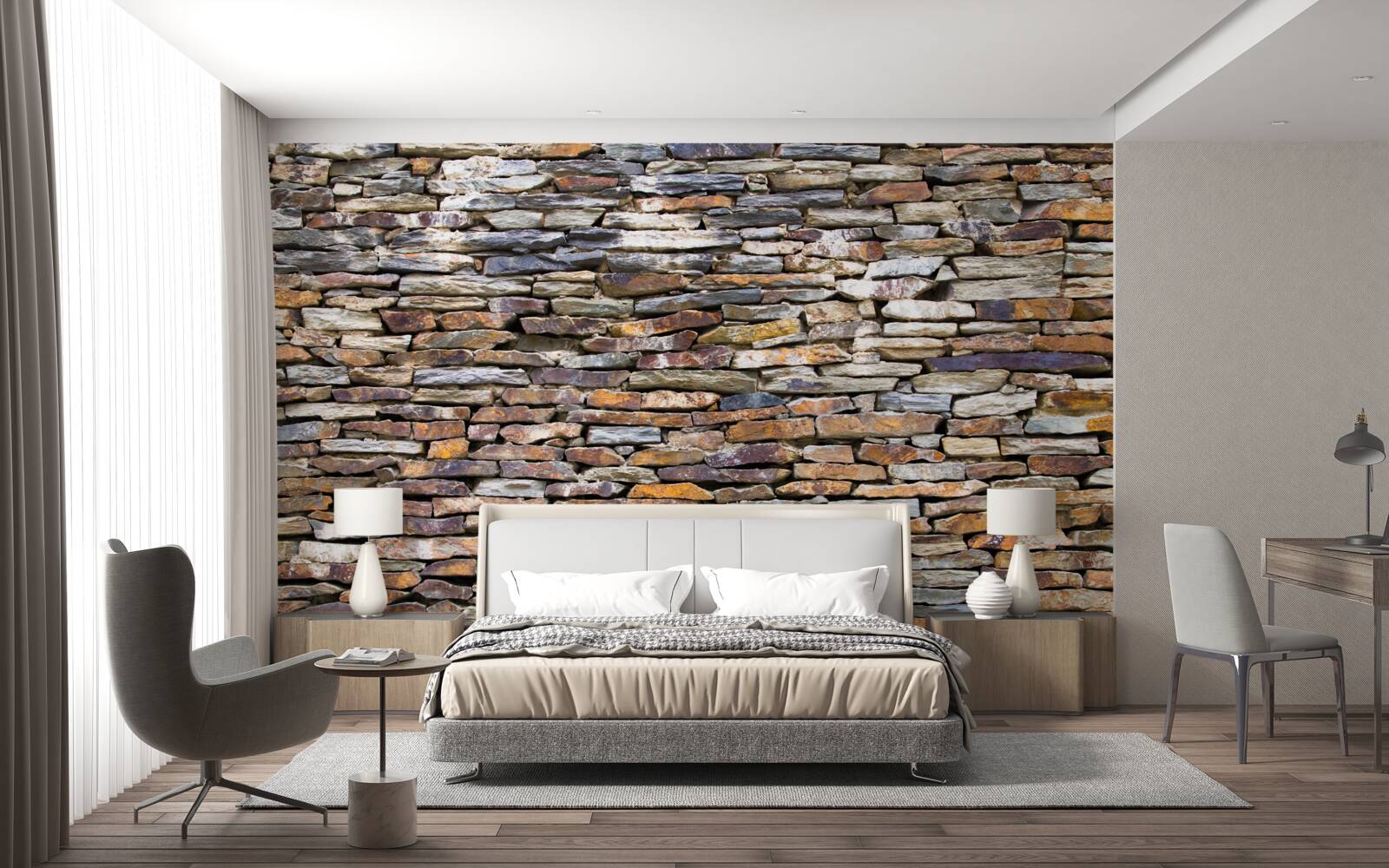 Papier peint barrière d'ardoise noire