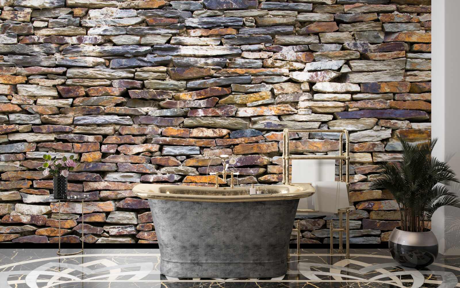 Papier peint barrière d'ardoise noire