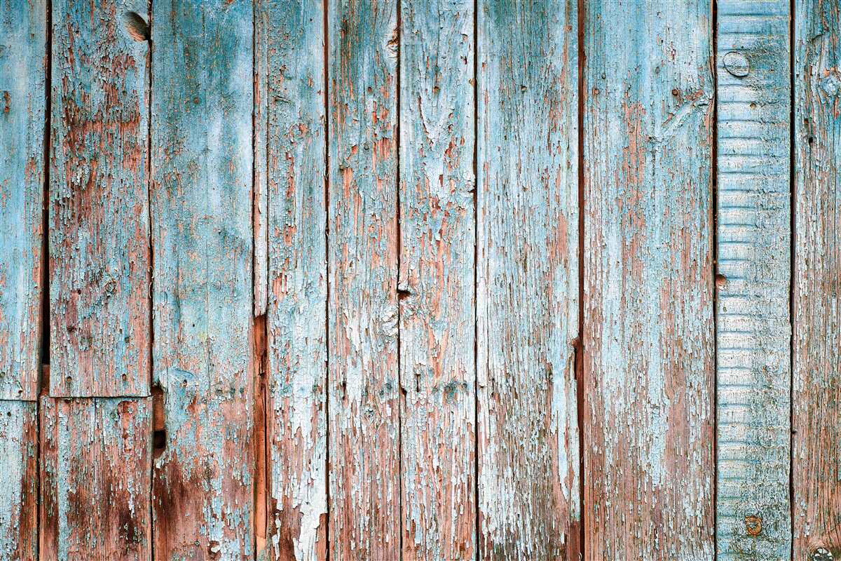 Papier peint fond constitué de vieilles poutres dans les tons gris et bleus
