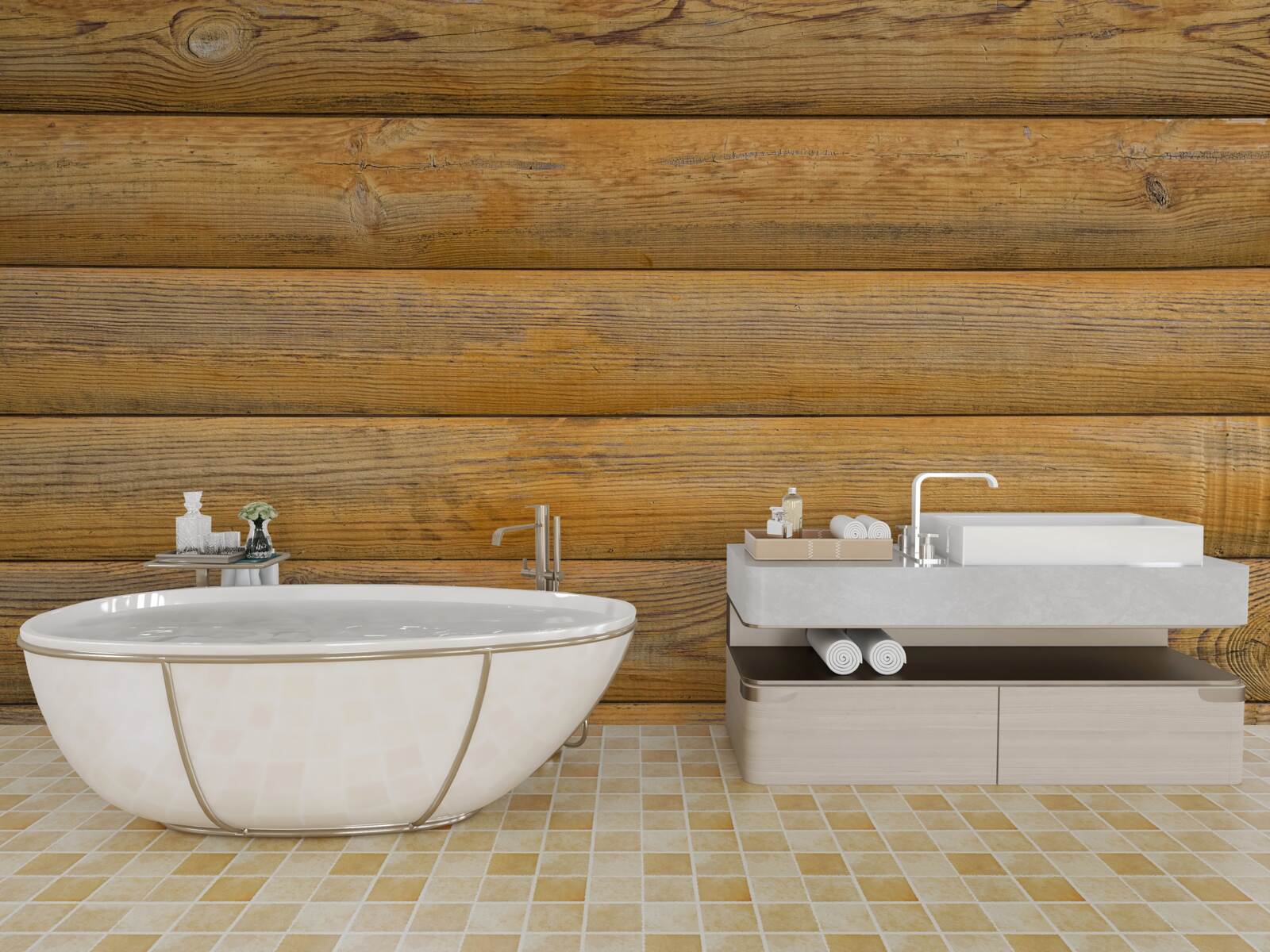 Papier peint Mur tapissé de balles