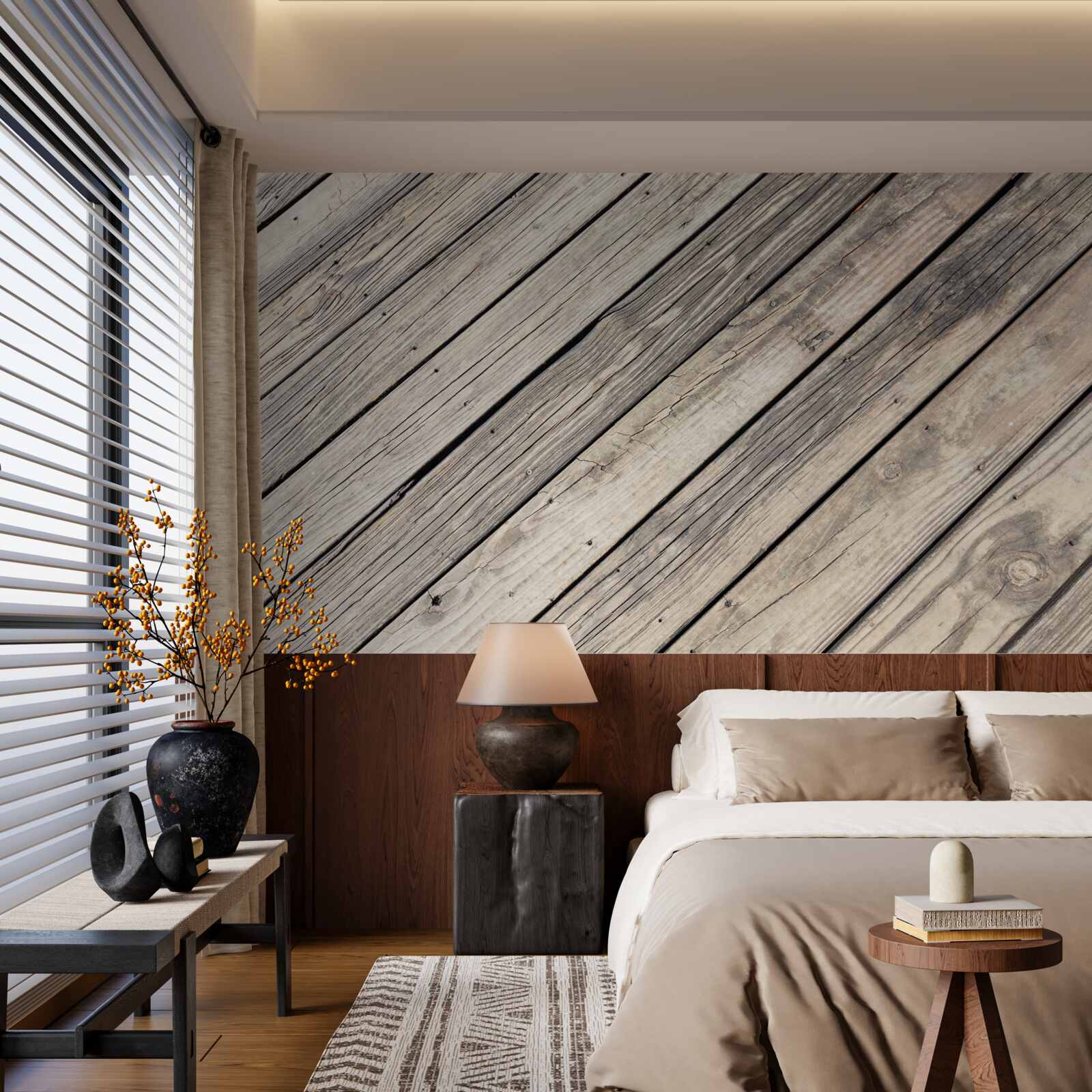 Papier peint fond en bois de vieilles planches