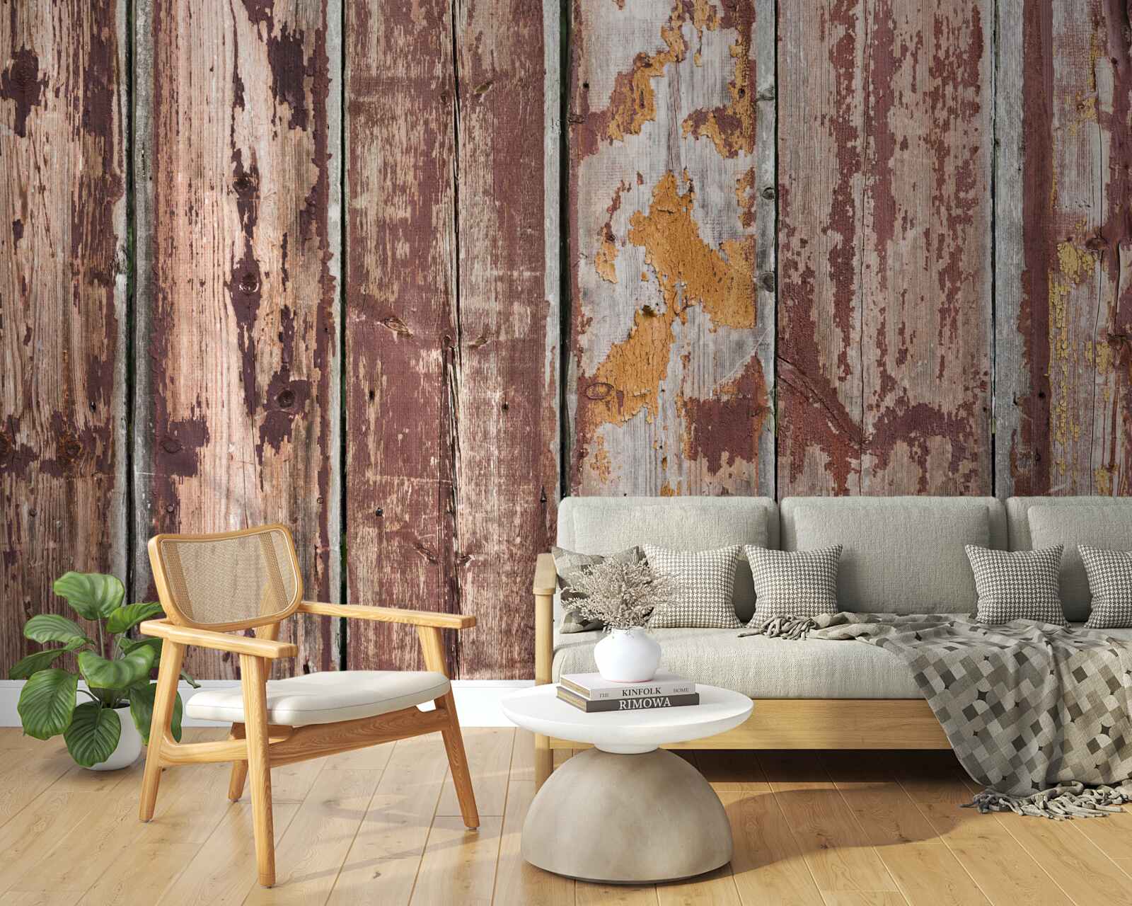 Papier peint fond en bois imprégné d'humidité